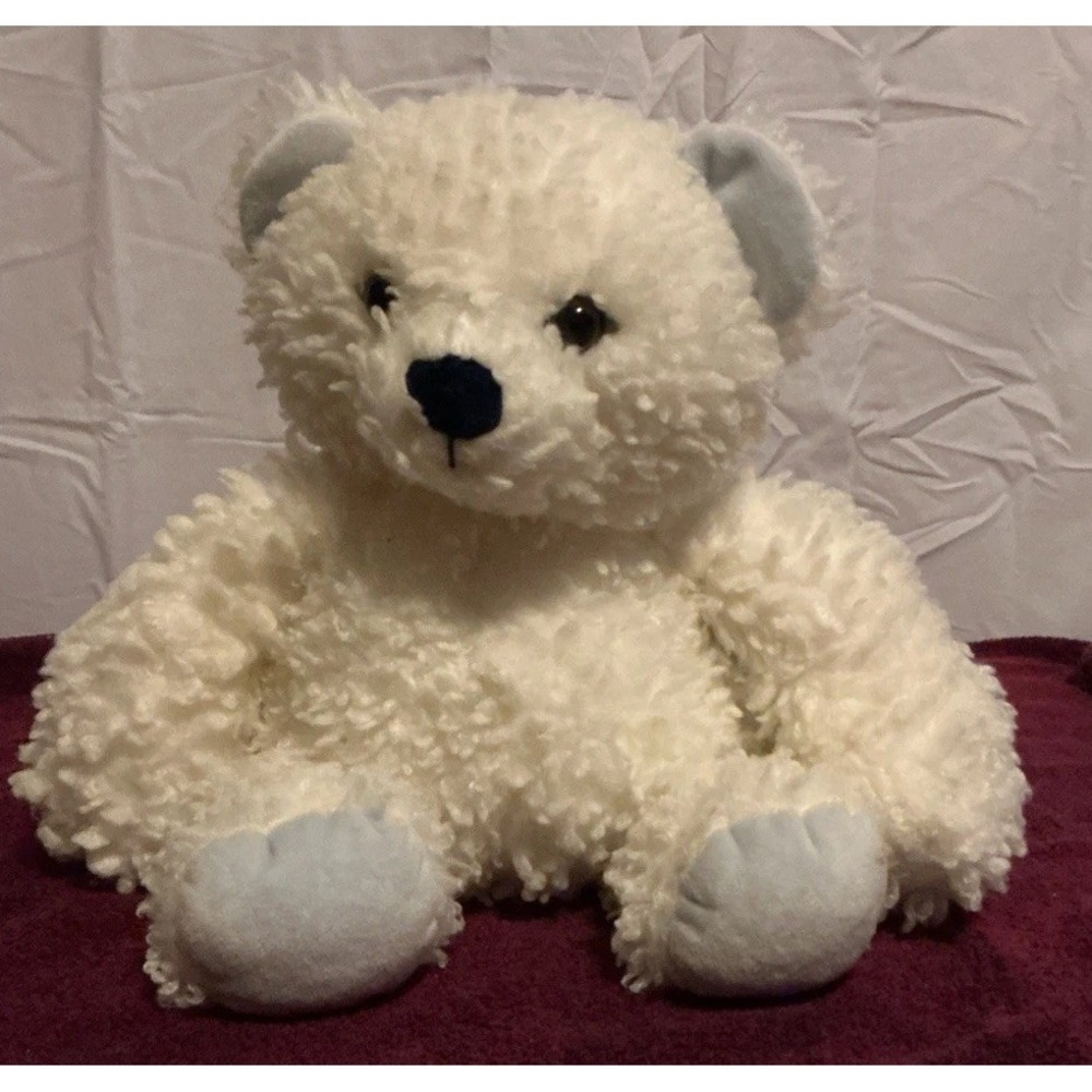 Manhattan Toy Co Polar Bear Plush 15" Stuffed Toy Teddy White, Has Tag